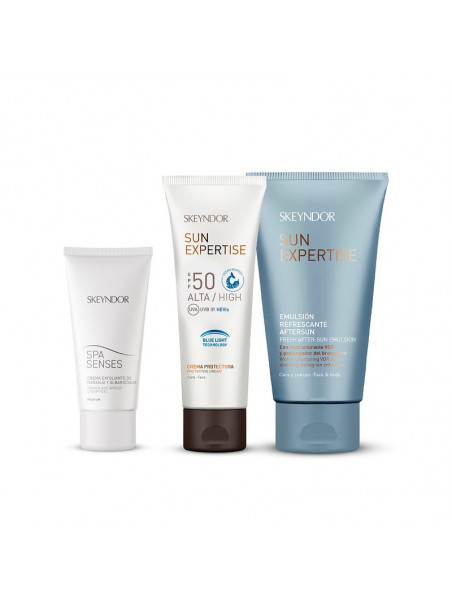Kit SOLAR FACIAL Crema Protectora Blue Light Ocean Respect spf50+ aftersun